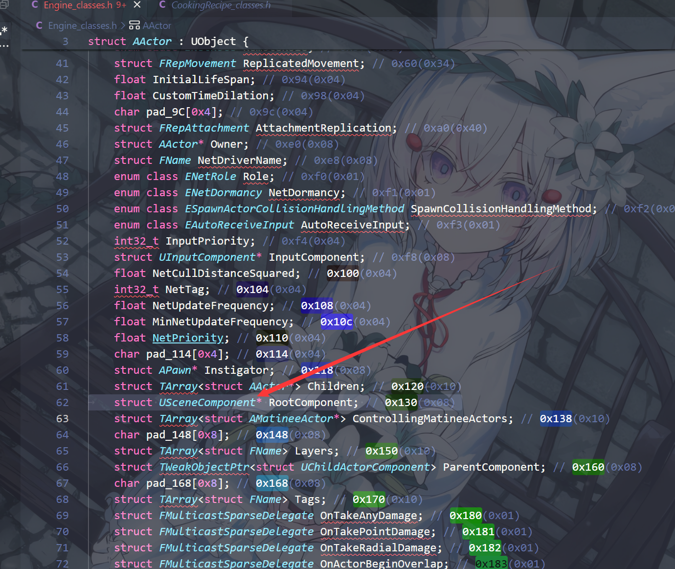 AActor RootComponent